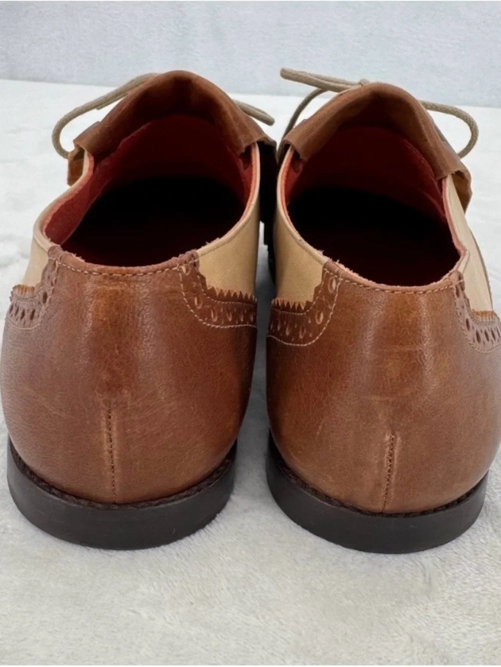 Steve Madden Miltie Oxford Shoes Women’s Size 8.5 Two-tone Kiltie Brogue